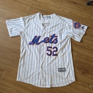 Vintage new york mets baseball mlb majestic jersey size large Cespedes